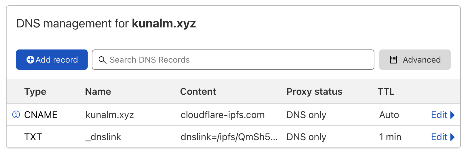 Cloudflare DNS